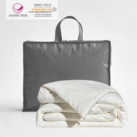 100% pur de Qualité Longue Soie Du Mûrier Rempli Consolateur Couette En Soie Couette En Soie