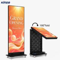 Écran LED portable pliable P1.8 P2 P2.5 pour affichage publicitaire, mur vidéo LED, contrôle Wifi USB, affichage LED pour événements