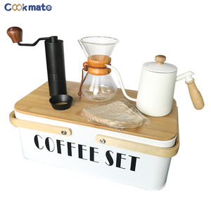 <span class=keywords><strong>Meilleure</strong></span> vente Verser sur le café goutte à goutte Kit d'accessoires Portable en acier inoxydable filtre café Sever sac de voyage - Product Image 1