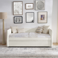 2026 Neues Design Premium Komfortables Modernes Stoff-Luxus-Polsterbett mit Gepolstertem Bettrahmen