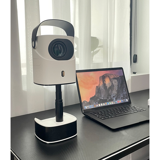 Projector Tripod HiFi Speaker 3 IN1 240 ANSI Smart Projector with Wifi 6 Android 11 Home Outdoor Cinema Portable 4K Projector