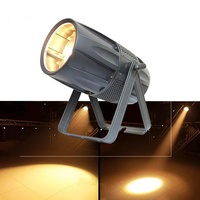 Projecteur LED Zoom Par 4-en-1 RGBW 300W, CRI élevé Ra90, IP65, contrôle DMX512, angle de faisceau 5-45°, 3000-6500K, dimmable, pour scène et utilisation en extérieur