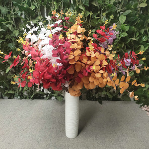 Flores Artificiales Queyiyi, Planta de Hoja de Dinero de 30cm-100cm, Decoración para Bodas y Hogar - Product Image 1