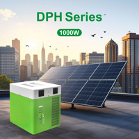 Système solaire avec batterie Lifepo4 2000Wh 1000W 314Ah, batterie au lithium, prêt à l'emploi, 110V/220V pour la maison, le camping en plein air