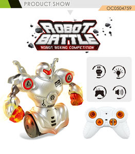 <span class=keywords><strong>Jouet</strong></span> <span class=keywords><strong>robot</strong></span> de <span class=keywords><strong>boxe</strong></span> télécommandé avec musique légère et rayons infrarouges - Product Image 2