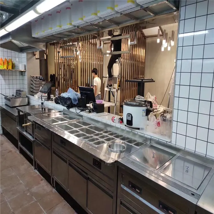 मैकडॉनल्ड्स की केएफसी फास्ट फूड रेस्तरां रसोई यांत्रिक उपकरण