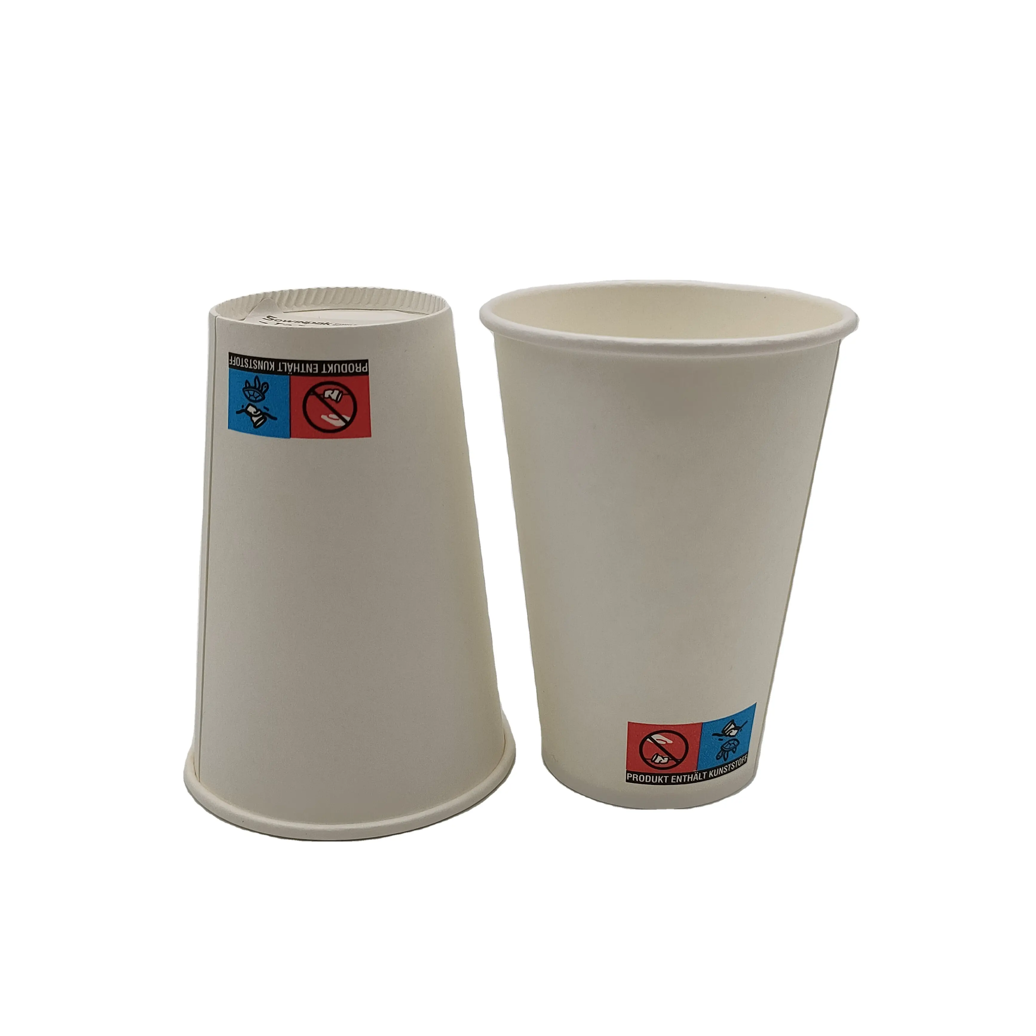 गर्म बेचने कस्टम पर्यावरण के अनुकूल पुनर्नवीनीकरण कागज डिस्पोजेबल नालीदार कॉफी कप