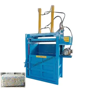 Cardboard Paper Plastics And Metal Recyclable Waste Materials Compressor Compression Compactor Press Compacting Machine