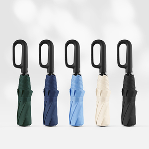 Paraguas de Viaje Plegable Automático de 102 cm, Impermeable, Compacto, Promocional, con Eje Metálico y Mango Especial - Product Image 2