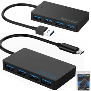 Siêu mỏng loại USB C 3.1 để USB 3.0 2.0 4 cổng <span class=keywords><strong>hub</strong></span> dữ liệu chuyển đổi Adapter Splitter với DC cổng điện cho Macbook Google Chrom - Product Image 1