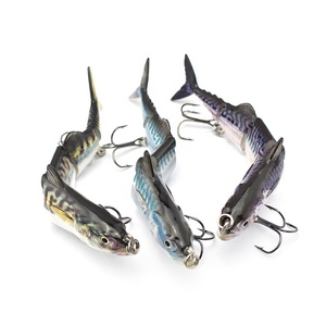 ODS Jointed Bass <strong>Fishing</strong> Bait for Saltwater Freshwater Four Section Tuna <strong>Lure</strong> Swimbait Hard Plastic Tuna Trolling <strong>Fishing</strong> <strong>Lures</strong> - Product Image 4