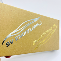 Etiqueta metálica autoadhesiva personalizada para coche, Logo en relieve 3D, pegatina de Metal para portátil y Notebook