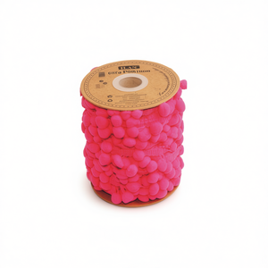 Nastro Ilan Pom Pom Larghezza 2 cm, 20 Iarde per Artigianato e Decorazioni - Product Image 1