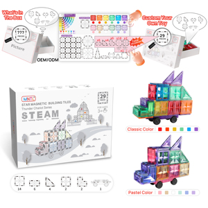 Mntl Nhà Máy Trực Tiếp Gốc Học Tập Đồ Chơi Cảm Giác Montessori Từ Gạch Xây Dựng Khối Thiết Lập Cho Trẻ Em Trò Chơi Sáng Tạo Đồ Chơi - Product Image 6