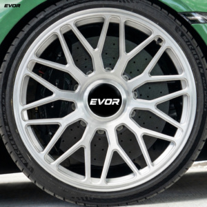 Jantes forgées EVOR, multi-branches, alliage brossé, 19, 20, 21, 22 pouces, 5x112, concaves, jantes personnalisées pour Porsche, BMW, Audi, Mercedes, voitures de sport - Product Image 1