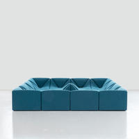 Ensemble de meubles de salon modulaires minimaliste, grand canapé en forme de dune de sable, pour appartement, hall d'hôtel, tatami pour enfants, pour usage domestique