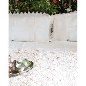 New Box Sicilian <b>White</b> Linen <b>Double</b> Bed <b>Sheet</b> Set 4pc King Size <b>Fitted</b> Flat Bed Cotton Quilt Cover Stitching Technique Plain - Product Image 5