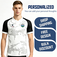 NUEVA Camiseta de Fútbol con Impresión Digital Personalizada, Camiseta de Fútbol de Poliéster de Alta Calidad, Diseño en Múltiples Colores, Maillot de Fútbol
