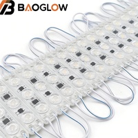 Module LED MZ04 2835 avec support en cuivre et plaque de base en aluminium 2W 172 °   Module LED à injection haute puissance étanche IP65 220V blanc chaud