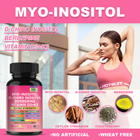 DUOZI Capsules de bien-être hormonal 16-en-1 pour femmes avec Myo & D-Chiro Inositol, Berbérine, Vitamine D3 K2 pour le soutien métabolique