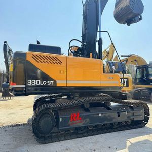 Excavatrice hydraulique sur chenilles d'occasion Hyundai 330lc-9s, fabrication coréenne d'origine, excavatrice lourde d'occasion Hyundai 330 - Product Image 6