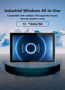 OEM chứng nhận 15 inch công nghiệp tất cả-trong-một Máy tính để bàn gồ ghề Tablet <span class=keywords><strong>PC</strong></span> Giao diện USB cảm ứng điện dung màn hình 16G + 512g 4-core - Product Image 2