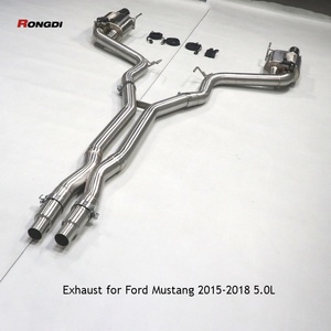 HOT Valvetronic Exhaust SUS304 Catback for Ford Mustang 5.0T Upgrade Vehicle with Superior Exhaust Technology - Product Image 3