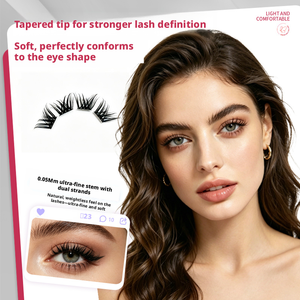 <span class=keywords><strong>Kit</strong></span> d'extension <span class=keywords><strong>de</strong></span> <span class=keywords><strong>cils</strong></span> DIY JY, bouquets <span class=keywords><strong>de</strong></span> <span class=keywords><strong>cils</strong></span> avec colle, faux <span class=keywords><strong>cils</strong></span> en grappes effet wispy, courbure D, avec pince à épiler - Product Image 3