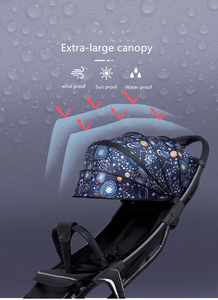 <span class=keywords><strong>Poussette</strong></span> de voyage légère avec pliage compact, inclinaison multi-positions, capote avec <span class=keywords><strong>pare</strong></span>-<span class=keywords><strong>soleil</strong></span> escamotable, <span class=keywords><strong>poussette</strong></span> parapluie Z8 - Product Image 3