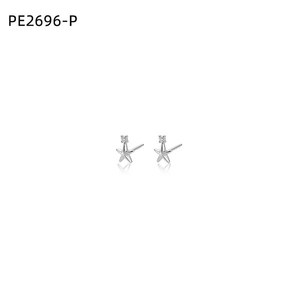 ต่างหูแฟชั่นแบบติดหู รุ่น PE2696 สำหรับผู้หญิง เครื่องประดับคุณภาพสูง - Product Image 1