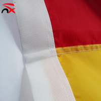 Drapeau national espagnol de qualité en polyester 3*5 pieds, personnalisé en gros, pour les événements et l'affichage