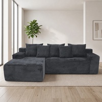 Canapé modulaire convertible en forme de L, 3 places, entièrement en mousse à mémoire de forme, pour hôtel, bureau, immeuble