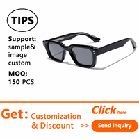 Gafas de Sol de Moda con Marco Cuadrado y Logotipo Personalizado, MOQ Bajo, OEM, ODM, para Minoristas, Marca Privada, Venta al Por Mayor