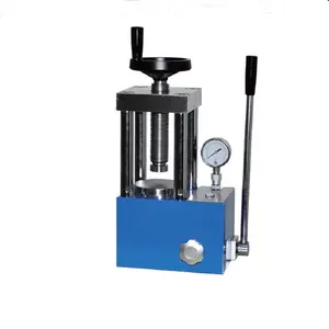 Prensadora hidráulica manual de laboratorio 5T para compuestos o cerámicos, máquina de prensado