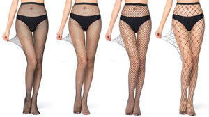 ถุงน่องสตรีสีชมพูนีออนสีนีออนถุงเท้าถุงเท้าเซ็กซี่ฤดูร้อน - Product Image 2