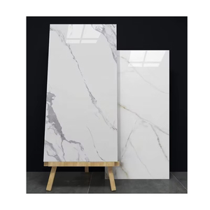 Cao bóng 750x1500 mét sang trọng calacata bằng đá cẩm thạch trắng cái nhìn chống trượt sứ gạch lát sàn đánh bóng tráng men gạch - Product Image 1