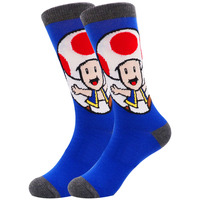 Chaussettes de sport amusantes en coton de haute qualité pour hommes, chaussettes de skate d'hiver à la mode, chaussettes à motifs de bande dessinée
