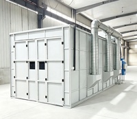 Cabine de sablage automatique personnalisée avec récupération d'abrasifs pour le nettoyage des surfaces et l'élimination de la rouille sur le métal