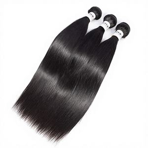 Extensions <span class=keywords><strong>de</strong></span> cheveux naturels indiens 10A haute amplitude, couleur naturelle, lisses comme des baguettes, 30 pouces, pour femmes, <span class=keywords><strong>coiffure</strong></span> quotidienne et salon - Product Image 5