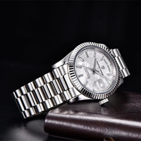 Nouvelle Montre Homme PAGANI DESIGN DD36 2026, Montre Automatique de Luxe Argentée, Montre Mécanique pour Homme, Étanche, Verre Saphir AR, Date