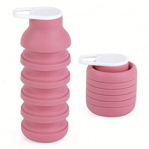 Wholesale Eco-Friendly BPA Free Portable Custom Color Silicone Foldable Collapsible Travel Water Bottle 500-1000ml <b>Tea</b> <b>Infuser</b> - Product Image 3