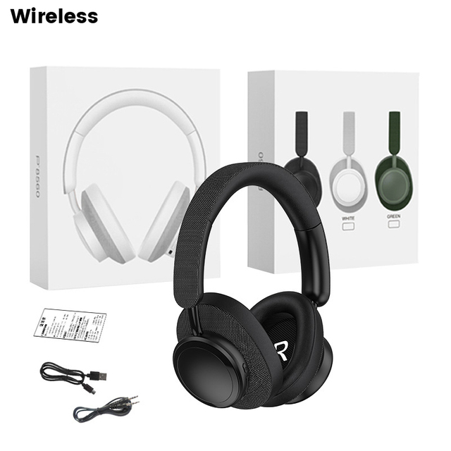 New Trending Wireless Over-Ear Headphones with Deep Bass, Fabric Finish, and Long Battery Life