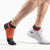 Chaussettes confortables pour hommes SHIMA SEIKI avec logo personnalisé, pour le basketball, le fitness, la course à pied, les soins infirmiers, la randonnée, chaussettes de sport en tissu éponge à 5 orteils pour femmes