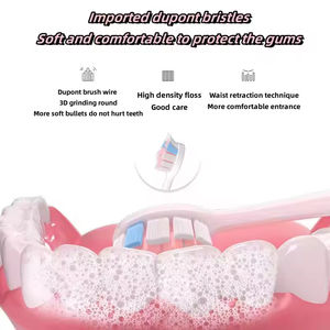 Mini brosse à dents électrique rechargeable IPX7 à poils doux, autonomie de 7 jours, modes de nettoyage variés, charge Type-C, usage domestique - Product Image 6