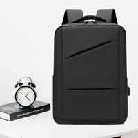 Sac à dos professionnel transfrontalier élégant et tendance pour étudiant, sacoche pour ordinateur portable haut de gamme, léger, imperméable, unisexe, grand format, avec port USB
