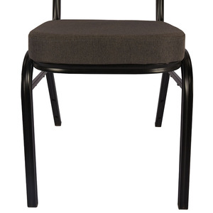 Vente en gros Chaises de <span class=keywords><strong>salle</strong></span> de banquet de mariage d'église en fer Chaises d'<span class=keywords><strong>événement</strong></span> à cadre doré Siège rouge empilable pour cérémonie de célébration en plein air - Product Image 3