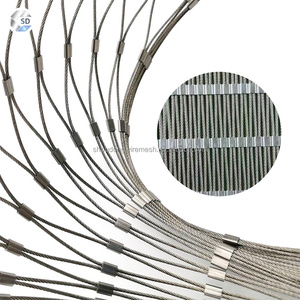 Linh hoạt 304 thép không gỉ Dây kim loại dây lưới lưới cho cầu chống rơi lưới bao vây lưới hàng rào lan can - Product Image 3