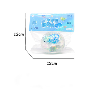 Nouveau jouet anti-stress en forme de tortue à paillettes de 6 cm, série de balles de maltose transparentes portables, cadeau pour enfants et adultes pour les journées chargées - Product Image 2