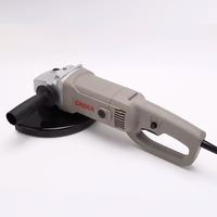 Meuleuse d'angle électrique industrielle 180 mm 220 V, outil professionnel pour le conditionnement des surfaces, vente chaude