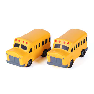 Benutzer definiertes Logo PU Anti Yellow Schulbus Squeeze Toy Niedriger Preis Promotion Soft Rubber Stress Foam Ball für Sport Fitness Spiel Verwendung - Product Image 4